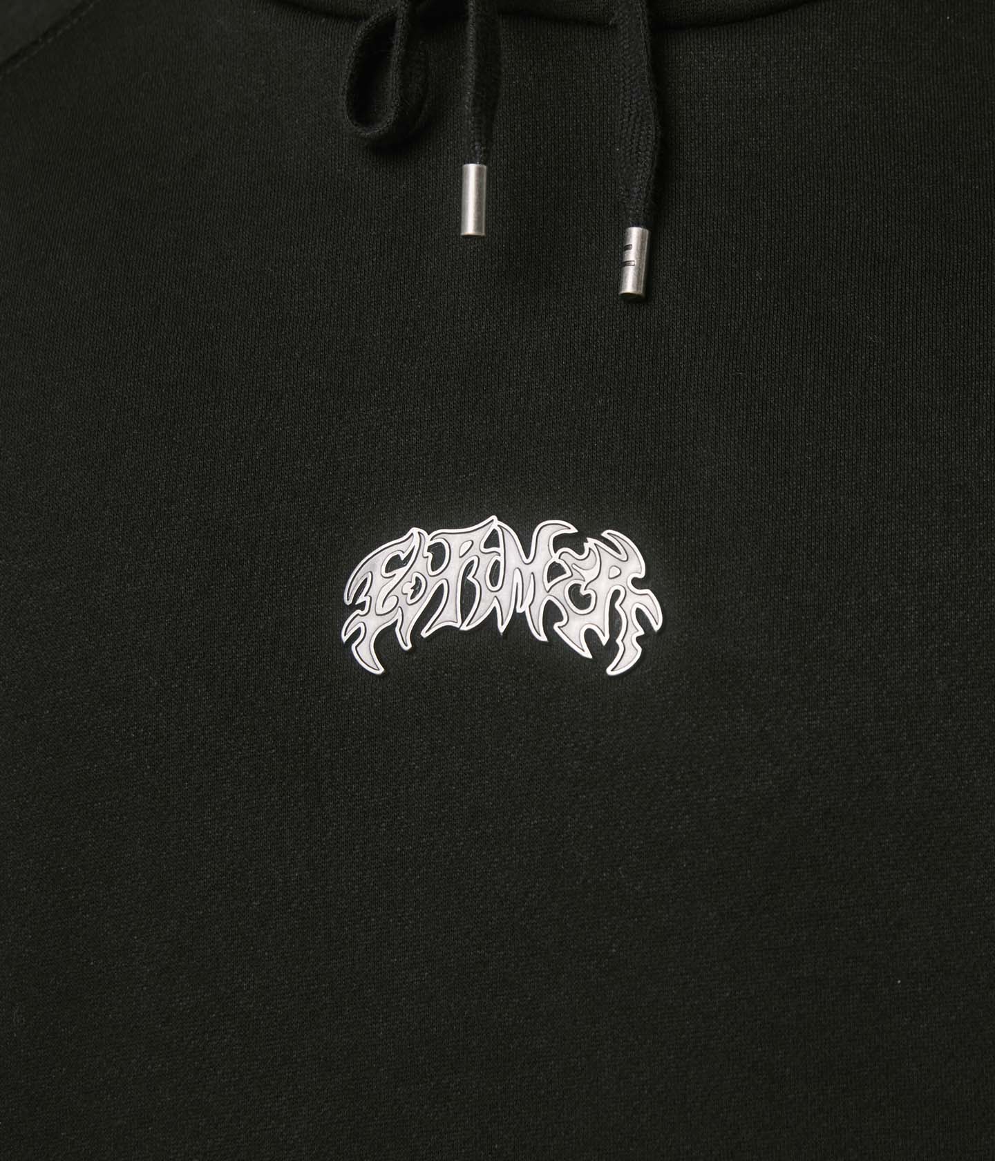 ＊handmade＊no.252 PUNCTURE METAL HOOD // WASHED BLACK – FORMER MERCHANDISE