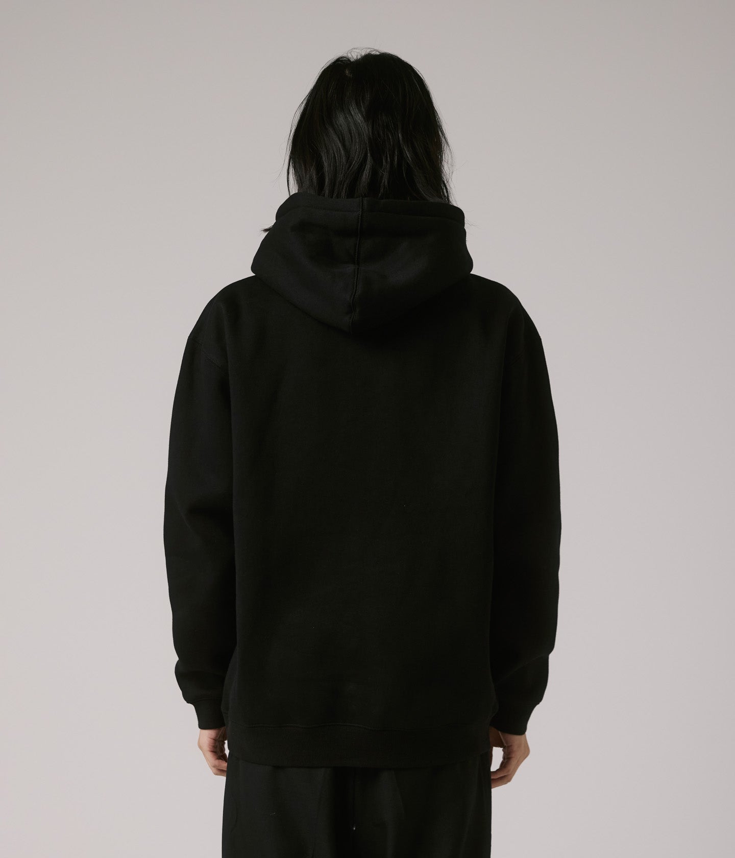 PUNCTURE SATIN HOOD // BLACK – FORMER MERCHANDISE
