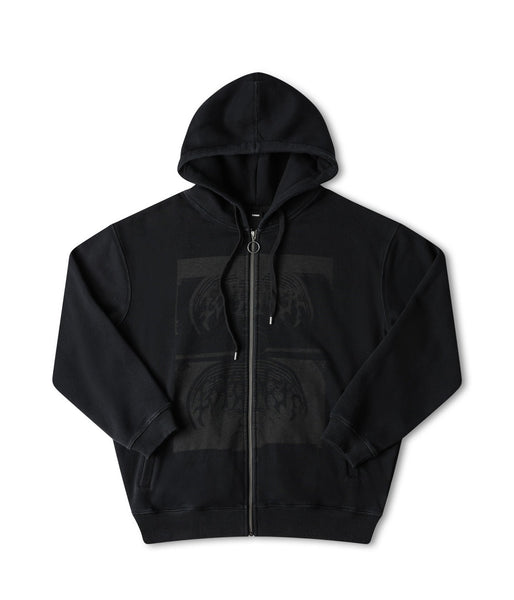トップス UNUSED WASHED THERMAL size2 Black THERMAL ZIPUP (WASHED OBSIDIAN) | WithoutAdore