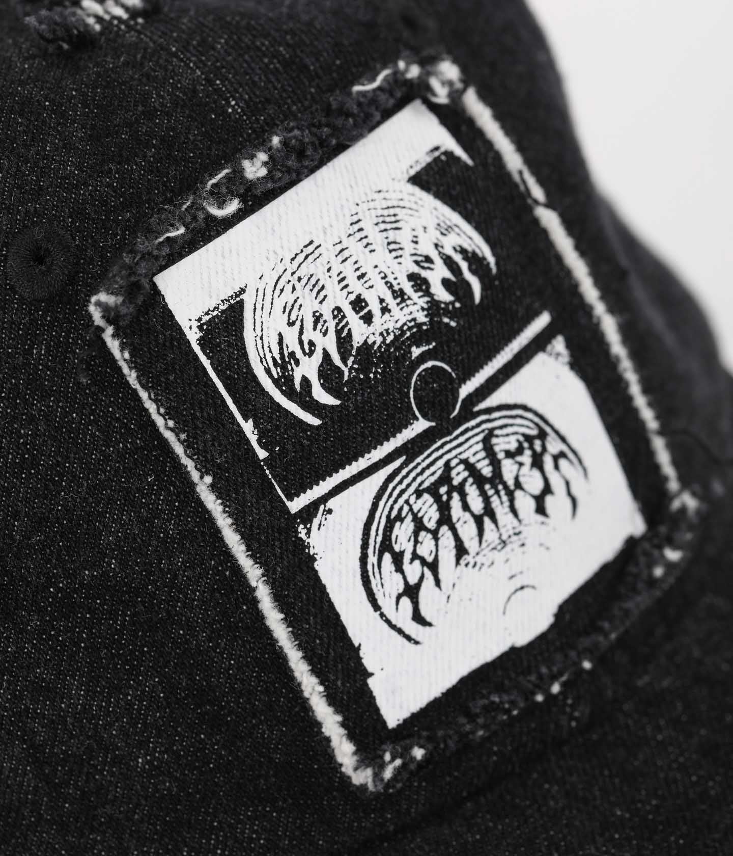 COMPLICRUX DENIM CAP // WASHED BLACK