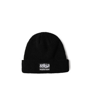 THEATER PATCH BEANIE // BLACK