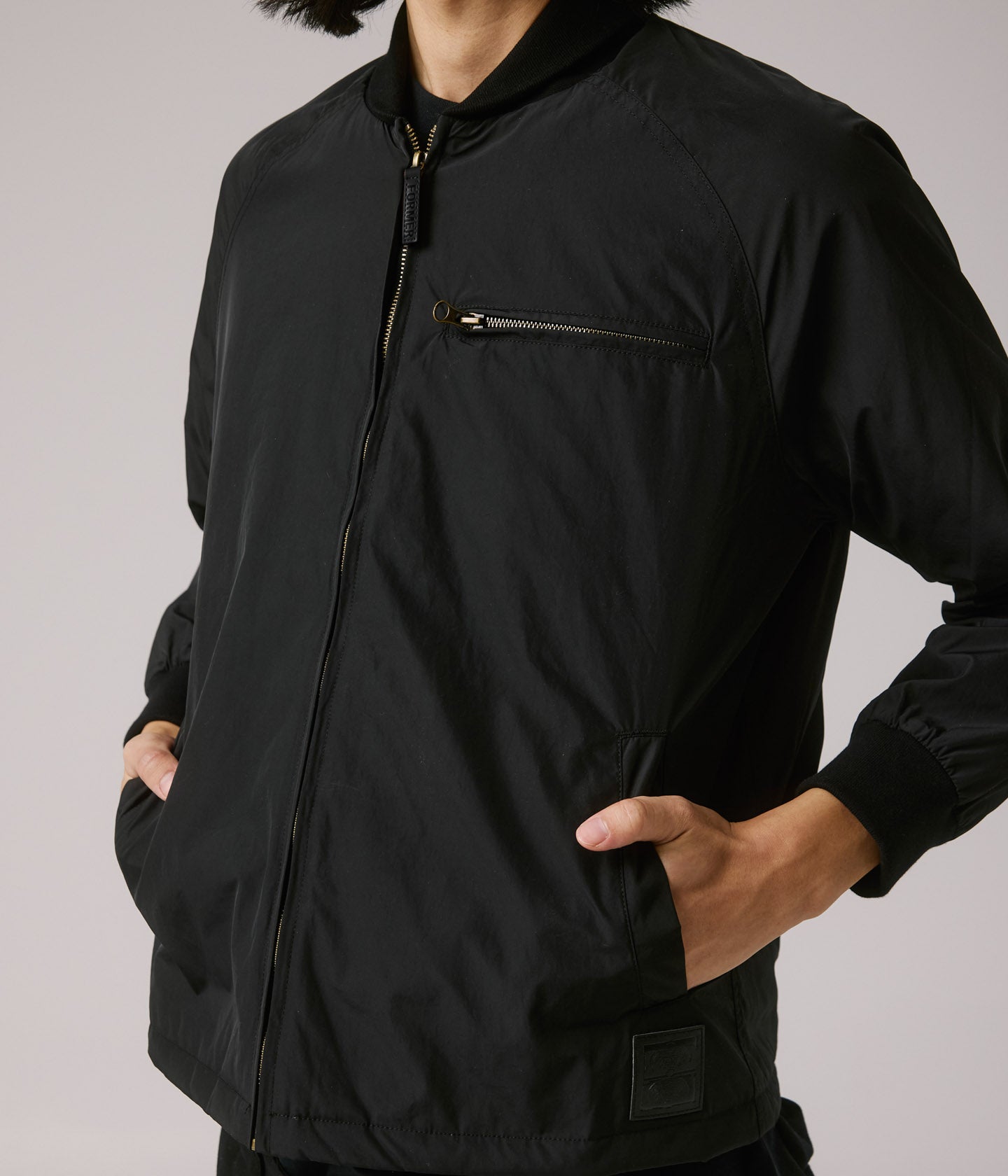 VT NYLON JACKET // BLACK – FORMER MERCHANDISE