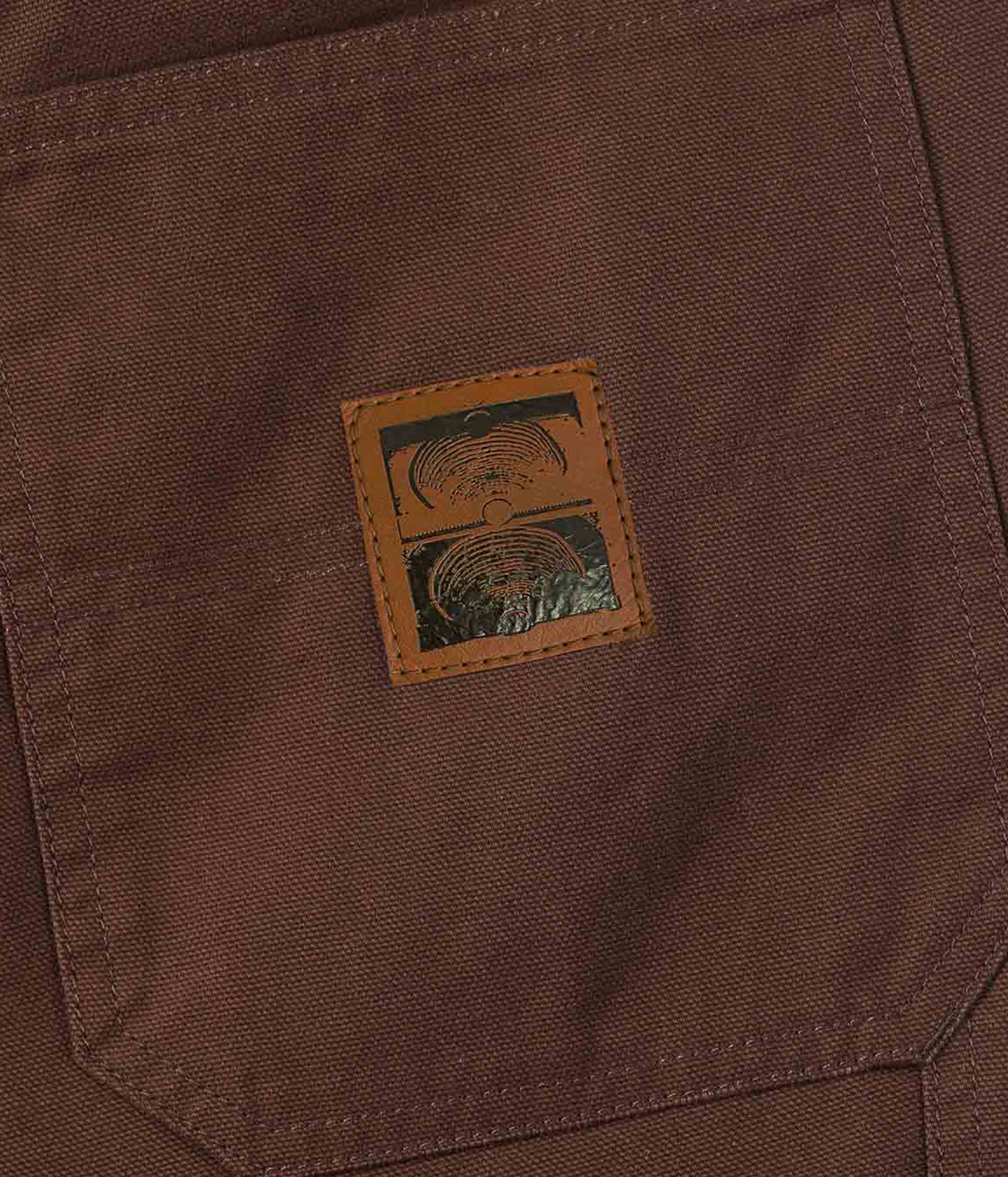 VT DISTEND 20.5' CANVAS CARPENTER SHORT // BROWN