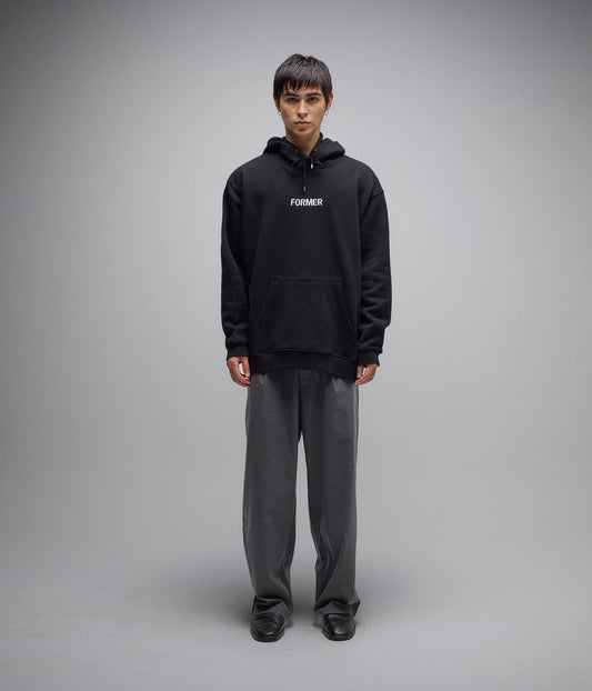 LEGACY EMBROID HOOD // BLACK