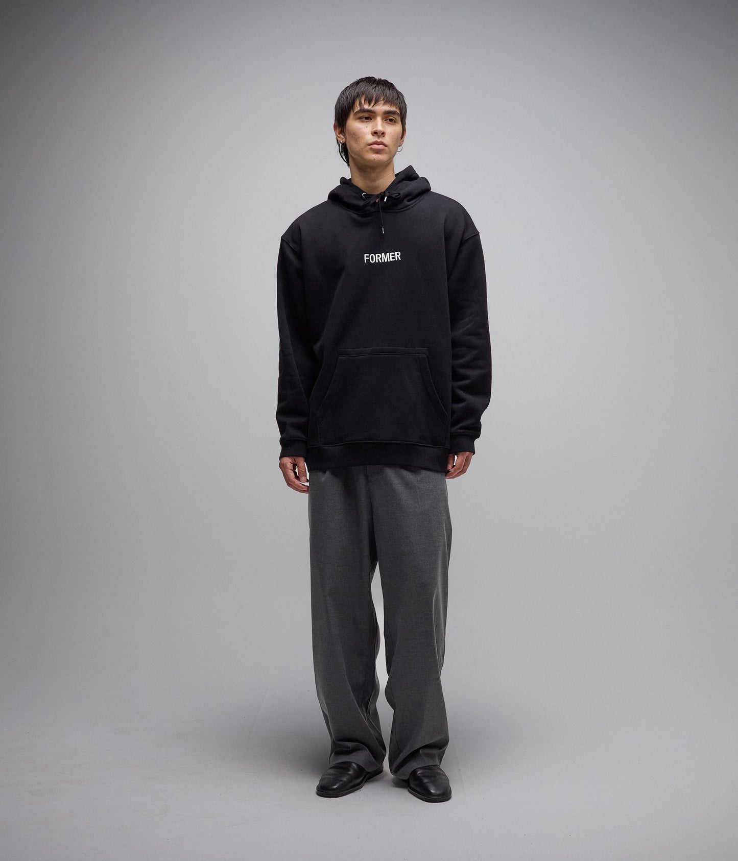 LEGACY EMBROID HOOD // BLACK