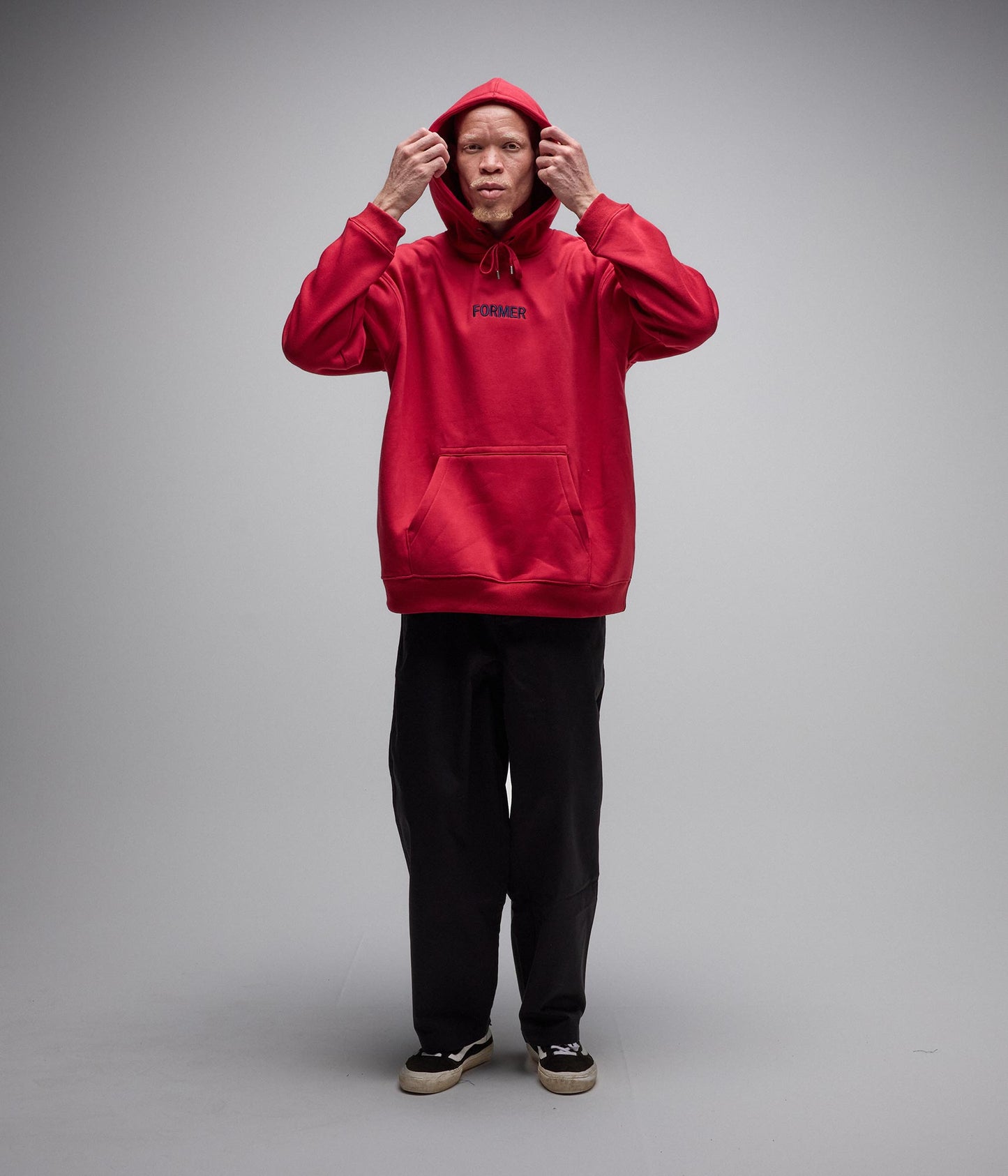 LEGACY EMB HOOD // CHERRY