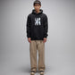 ENIGMA PATCH HOOD // BLACK