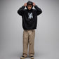 ENIGMA PATCH HOOD // BLACK