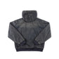 ENIGMA HOODED DENIM JACKET // DARK BLUE