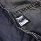 ENIGMA HOODED DENIM JACKET // DARK BLUE
