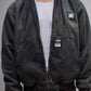 ENIGMA HOODED DENIM JACKET // DARK BLUE