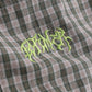 VIVIAN CHECK SS SHIRT // PINE