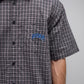 VIVIAN CHECK SHIRT // WORN BLACK