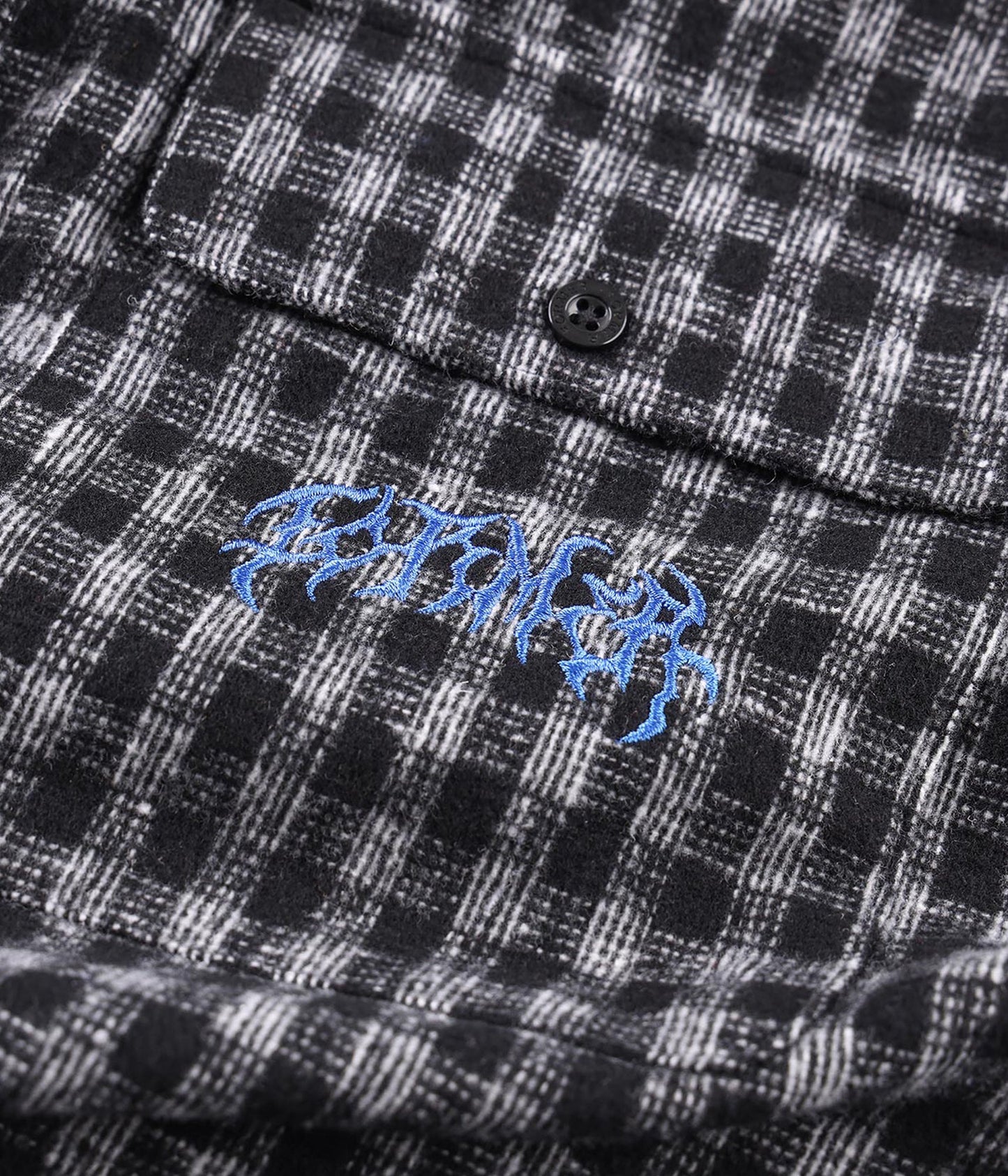 VIVIAN FLANNEL LS SHIRT // WORN BLACK