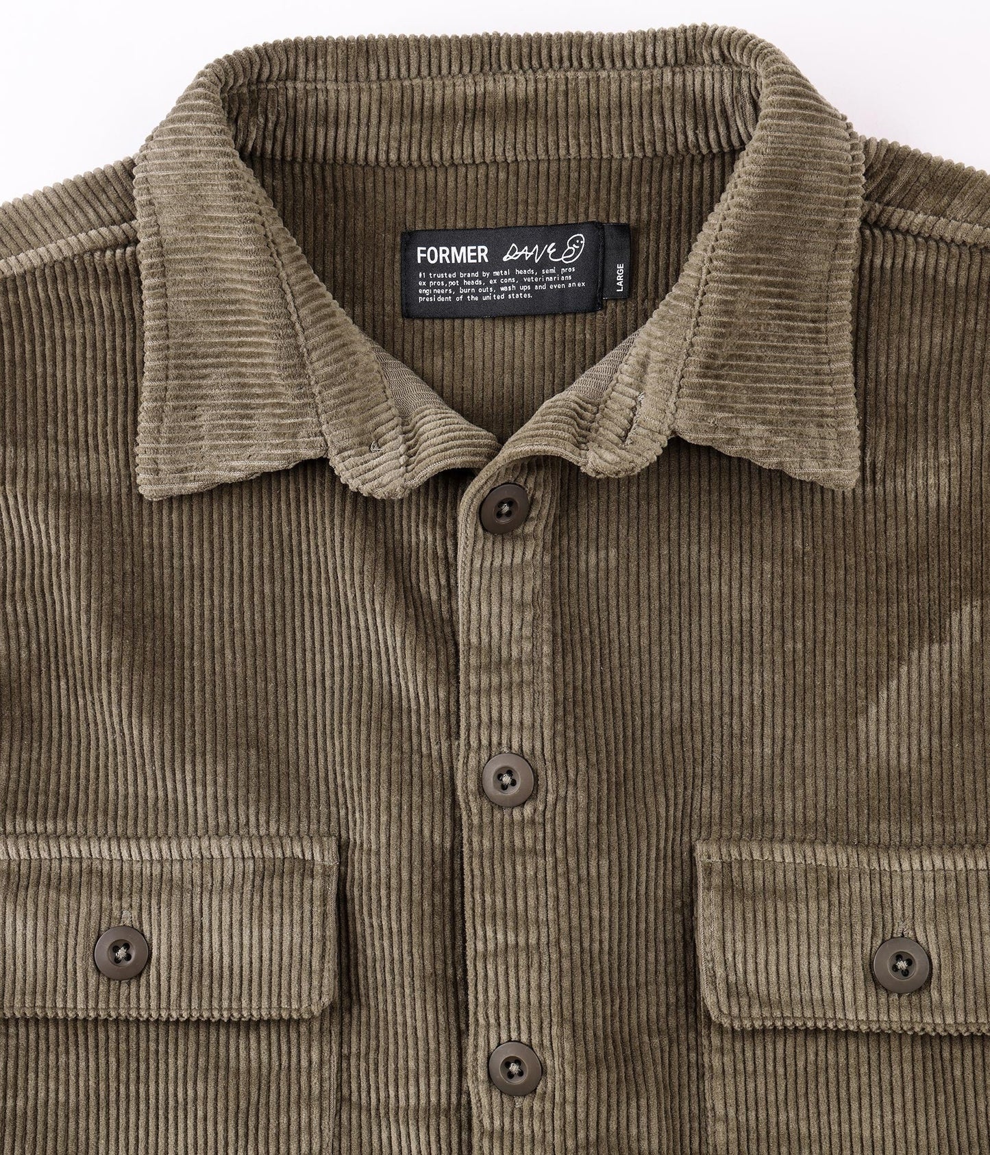 REYNOLDS CORD LS SHIRT // PINE