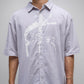VIVIAN BOXY STRIPE SS SHIRT // GREY