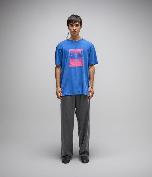CRUX T-SHIRT // WASHED COBALT