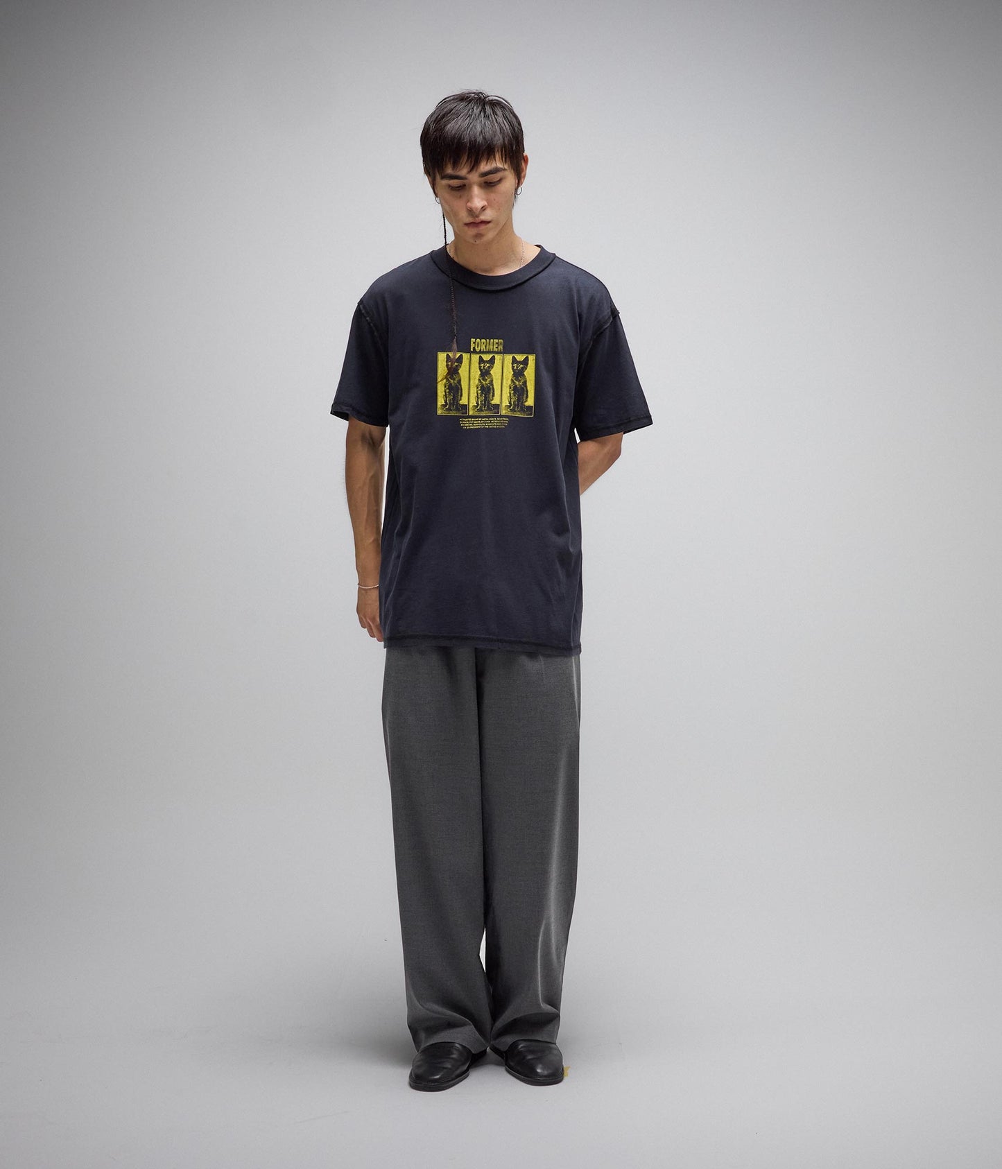 VET T-SHIRT // WASHED BLACK