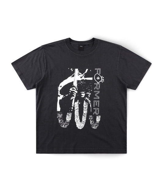 SACRIFICE SHRUNKEN T-SHIRT // WASHED BLACK