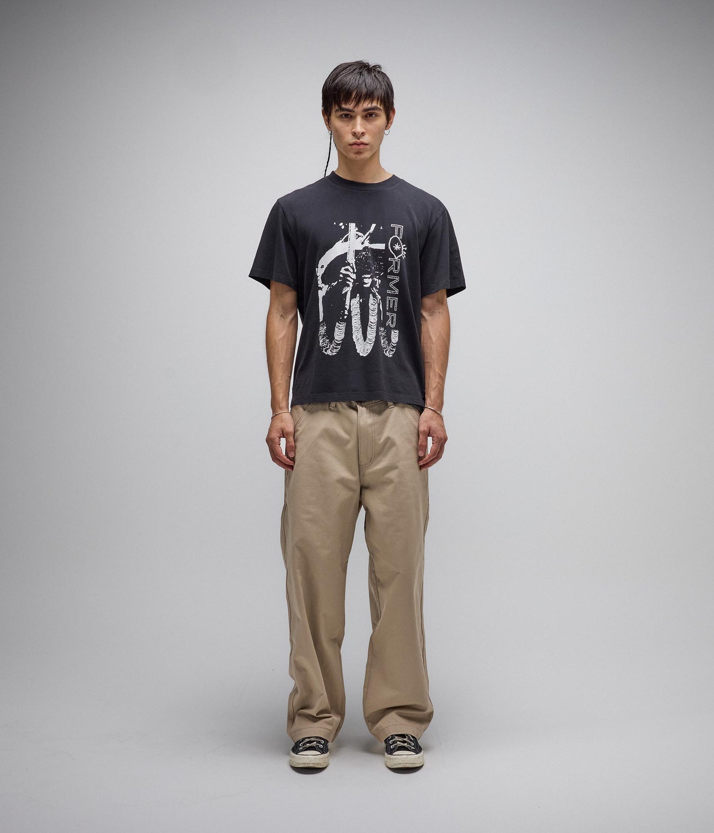 SACRIFICE SHRUNKEN T-SHIRT // WASHED BLACK