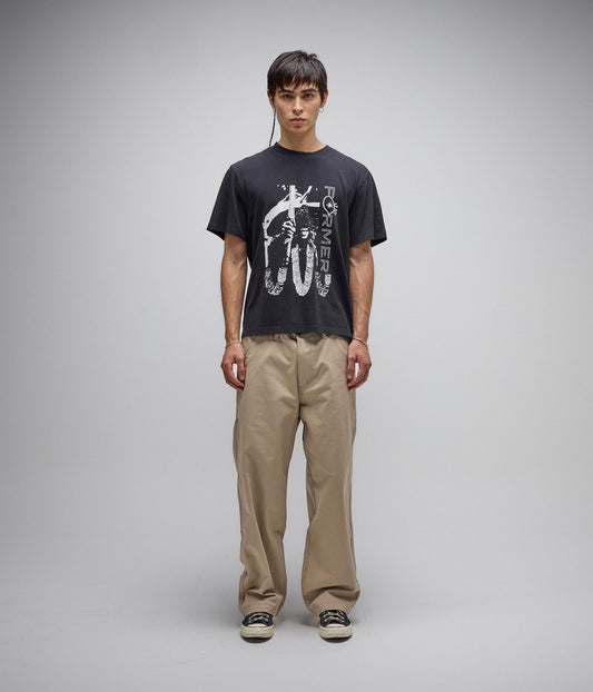 SACRIFICE SHRUNKEN T-SHIRT // WASHED BLACK