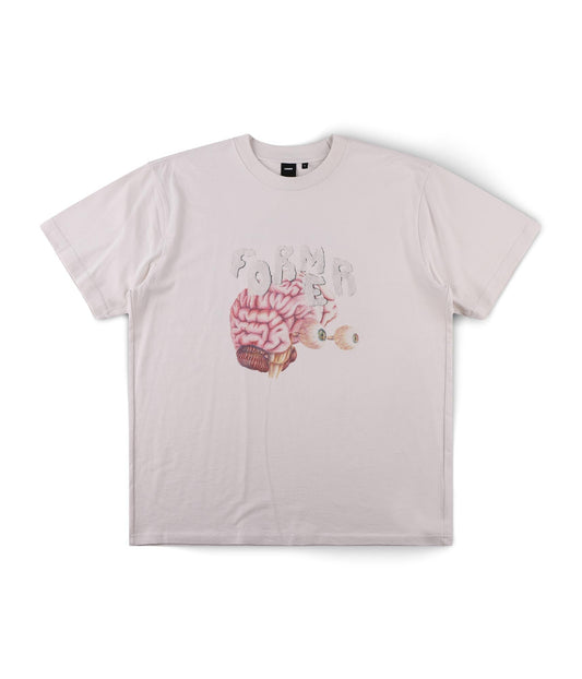 AWAKE SHRUNKEN T-SHIRT // BONE