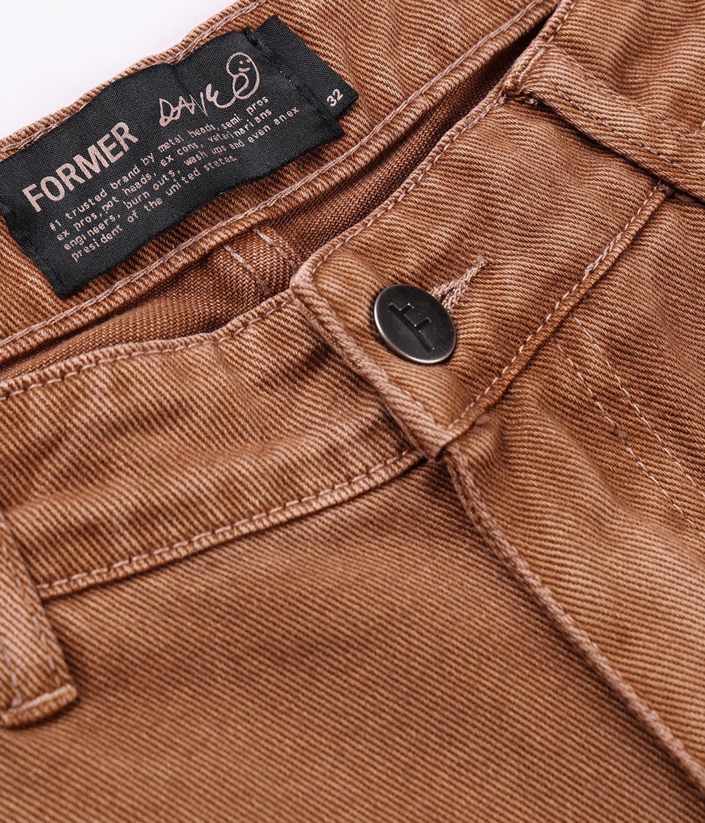 REYNOLDS DENIM WALKSHORT // WASHED BROWN