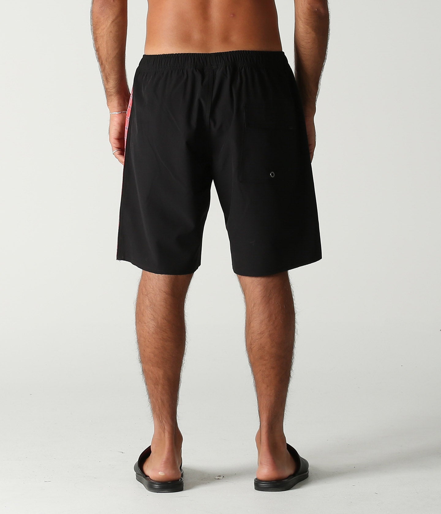 SWANS FRAY SWIM TRUNK // BLACK ORANGE