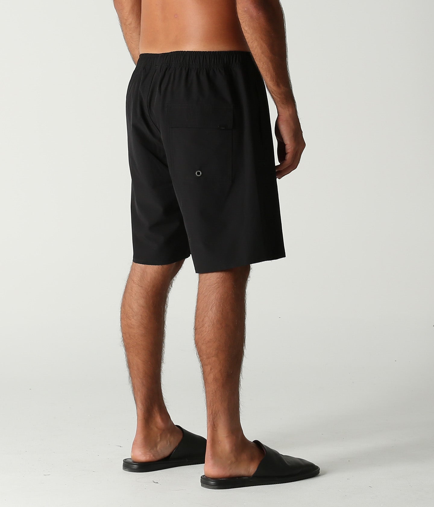 SWANS FRAY SWIM TRUNK // BLACK ORANGE