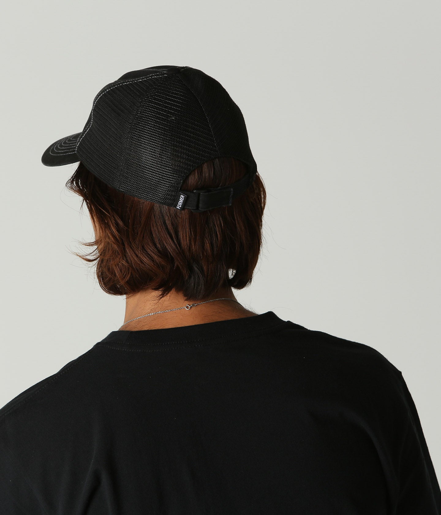 WIRE TRUCKER CAP // BLACK