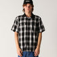 BROADCAST PLAID SS SHIRT // BLACK OMBRE