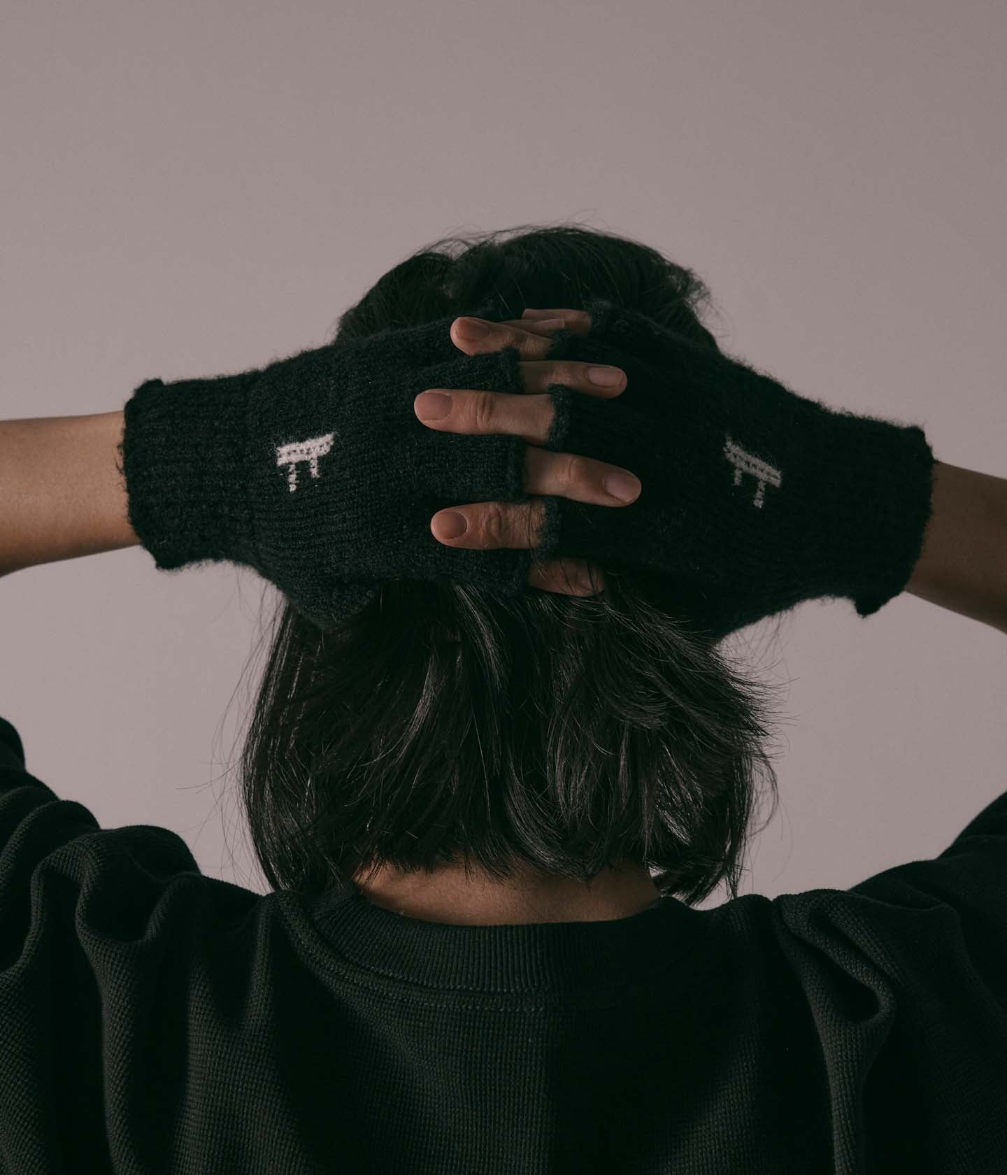 FINGERLESS FRANCHISE GLOVE // BLACK