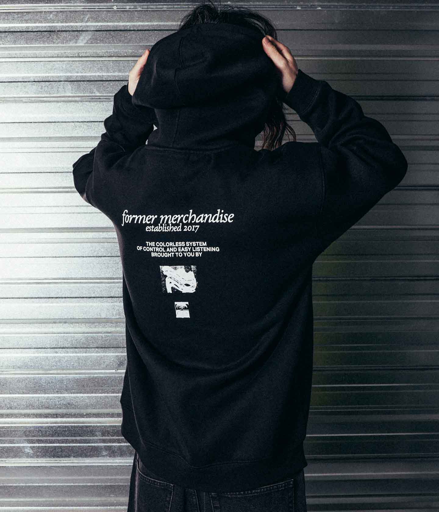 DISTORT HOOD // BLACK