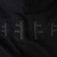 RECURRENT F LINED ZT HOOD // BLACK