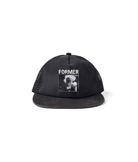 WAR POODLE TRUCKER CAP // BLACK