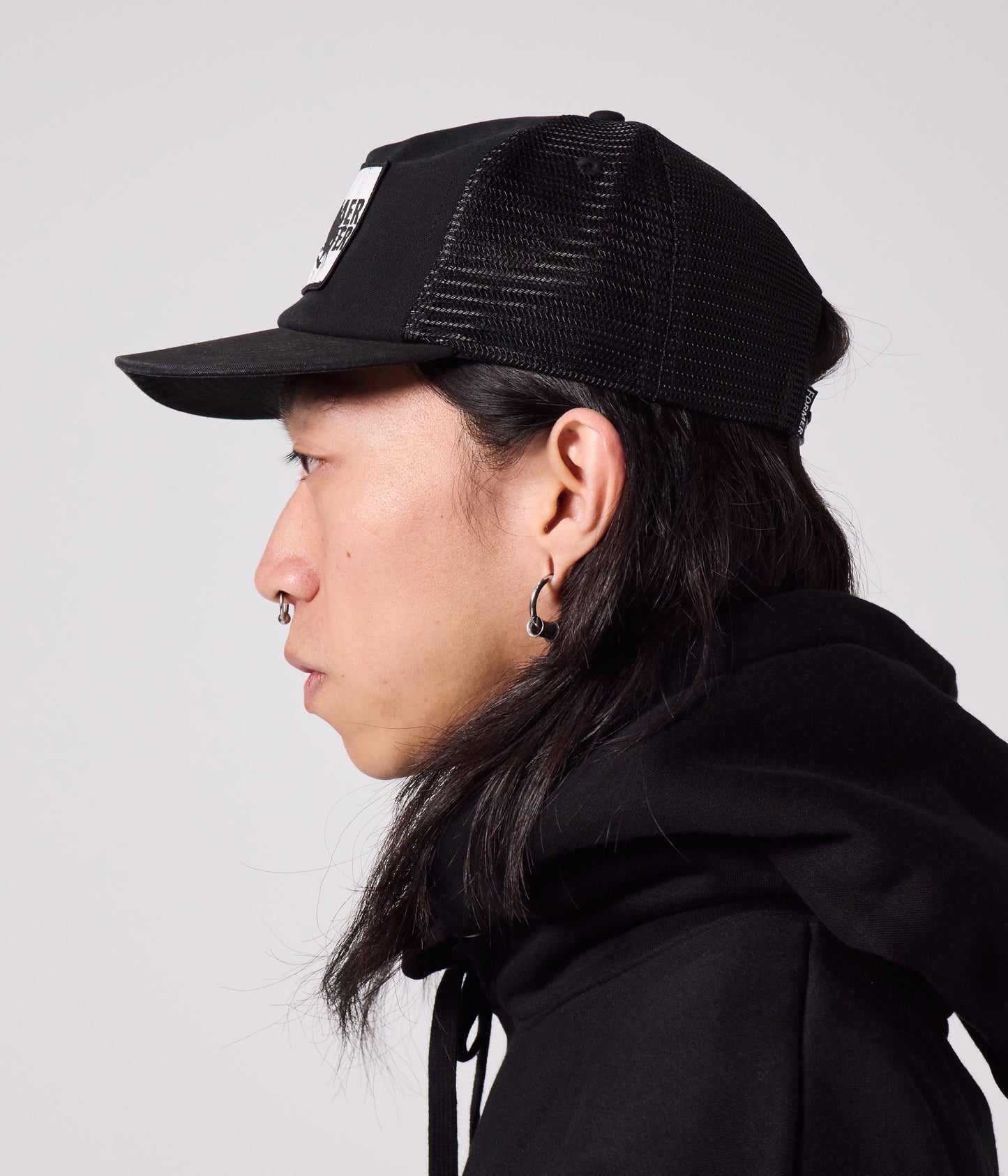 SPLINTER TRUCKER CAP // BLACK