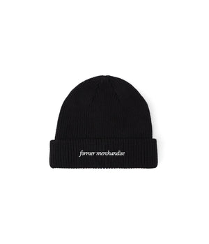 FOLIUM BEANIE // BLACK
