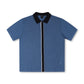 MARILYN SS KNIT SHIRT // STEEL