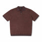 AG OPEN COLLAR POLO // COPPER