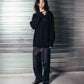 SYSTEM KNIT CREW // BLACK