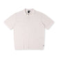 AG CROCHET KNIT POLO // BONE