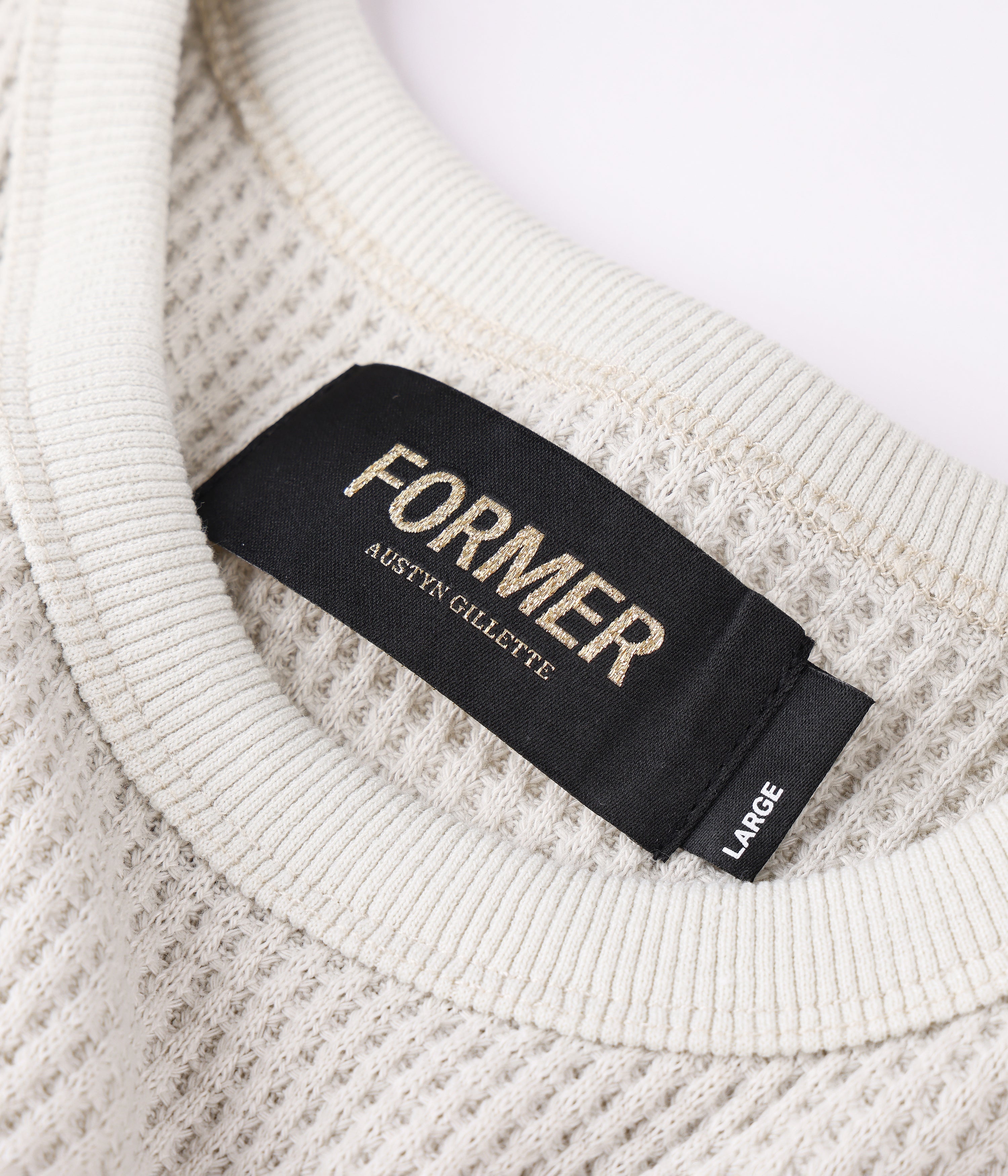 AG LS WAFFLE // CEMENT – FORMER MERCHANDISE