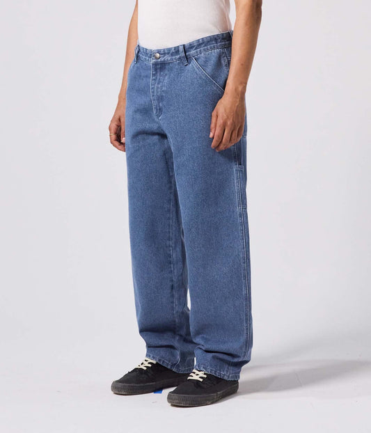 VT DISTEND DENIM CARPENTER PANT // WORN BLLUE