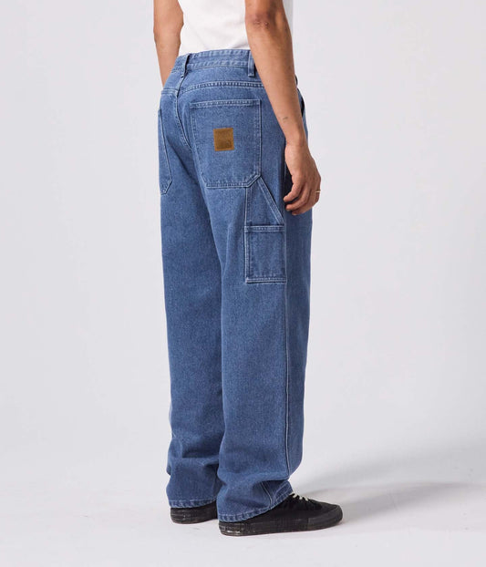 VT DISTEND DENIM CARPENTER PANT // WORN BLLUE