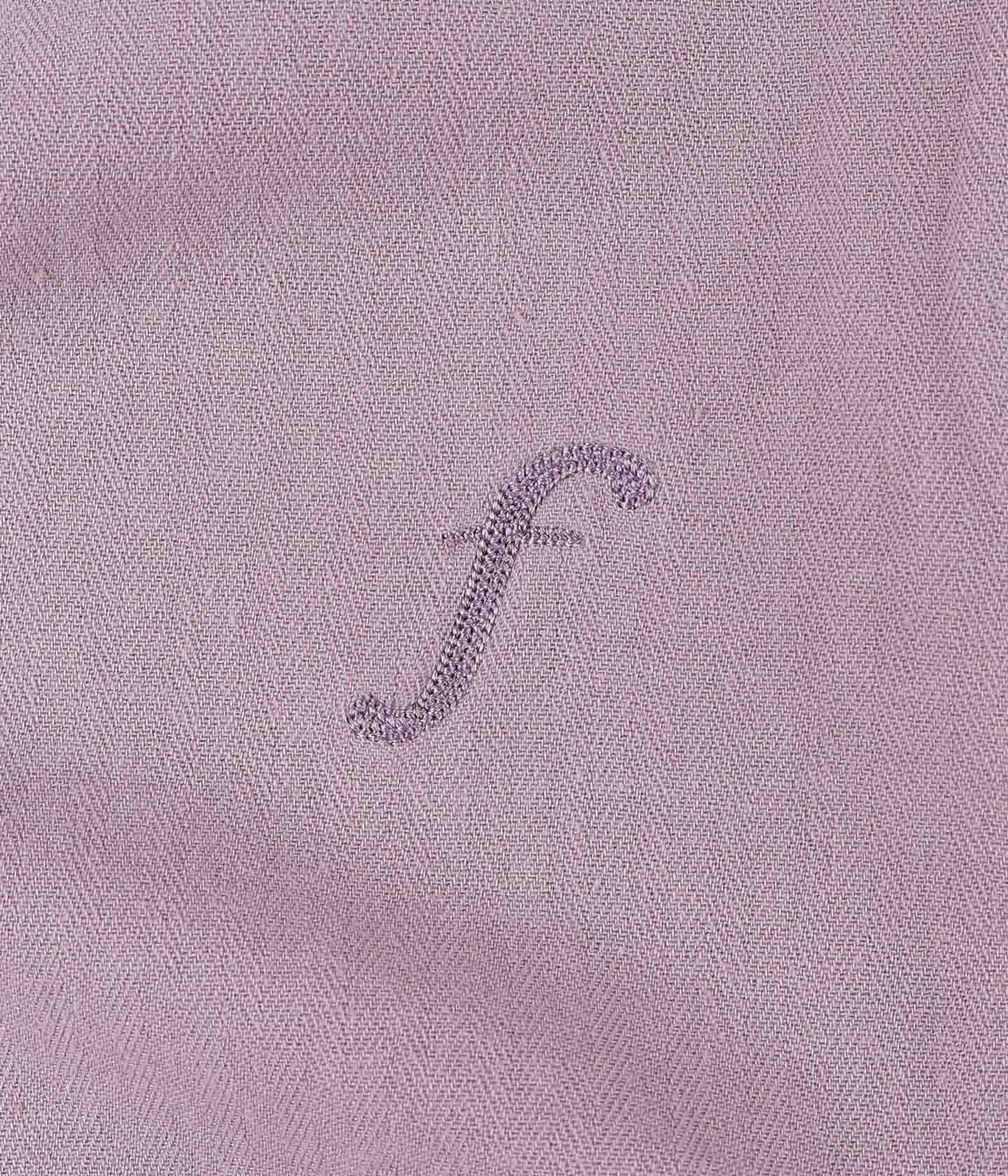 VIVIAN HERRINGBONE SS SHIRT  // MAUVE