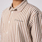 VIVIAN SEERSUCKER SS SHIRT // COPPER
