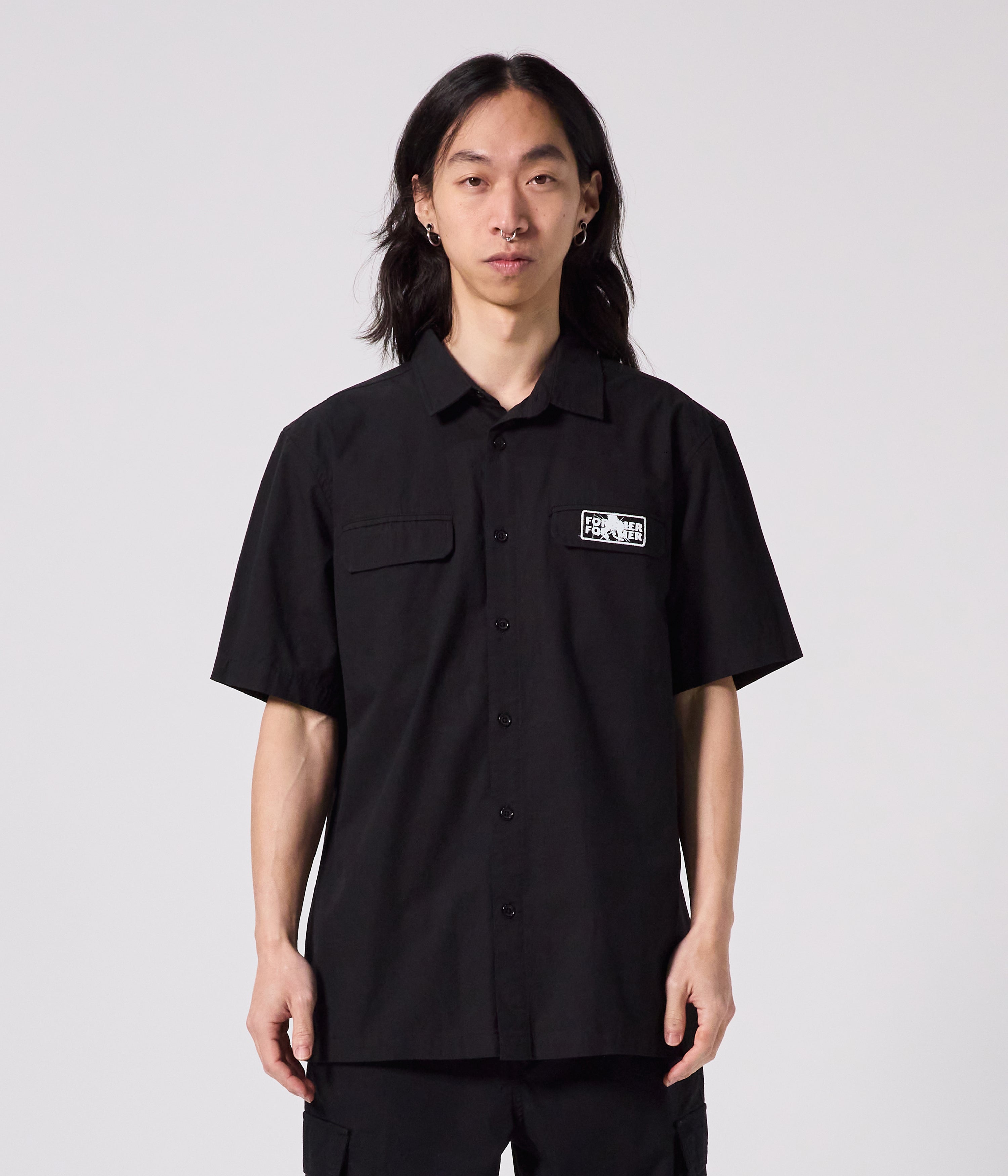 teloplan poter shirt ブラック SPLINTER WORK SS SHIRT // BLACK – FORMER MERCHANDISE