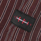REYNOLDS STRIPE SS SHIRT // BROWN