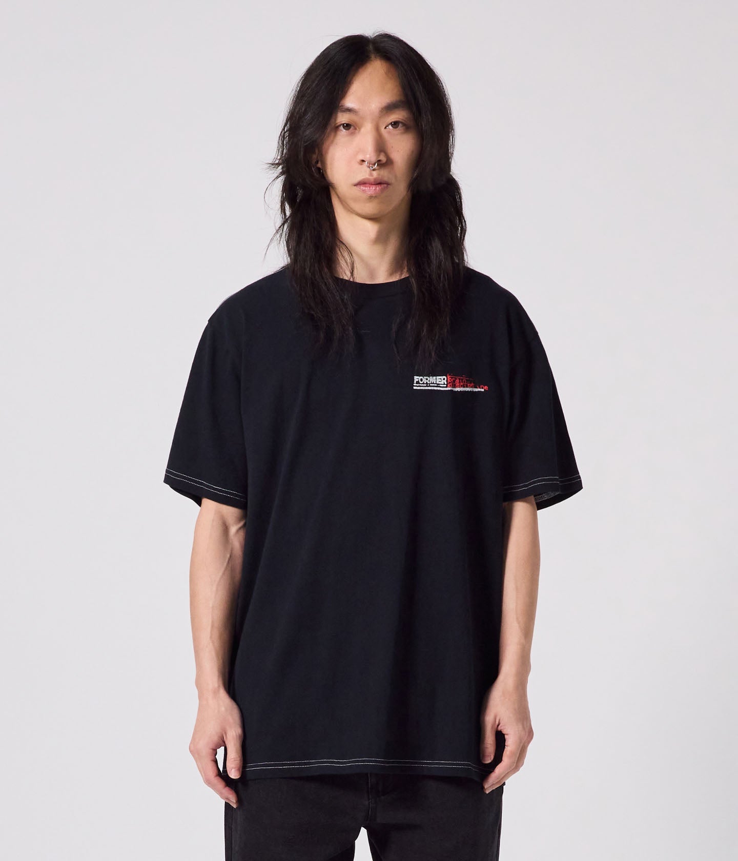 DISCIPLINE OVERSIZED T-SHIRT // BLACK – FORMER MERCHANDISE