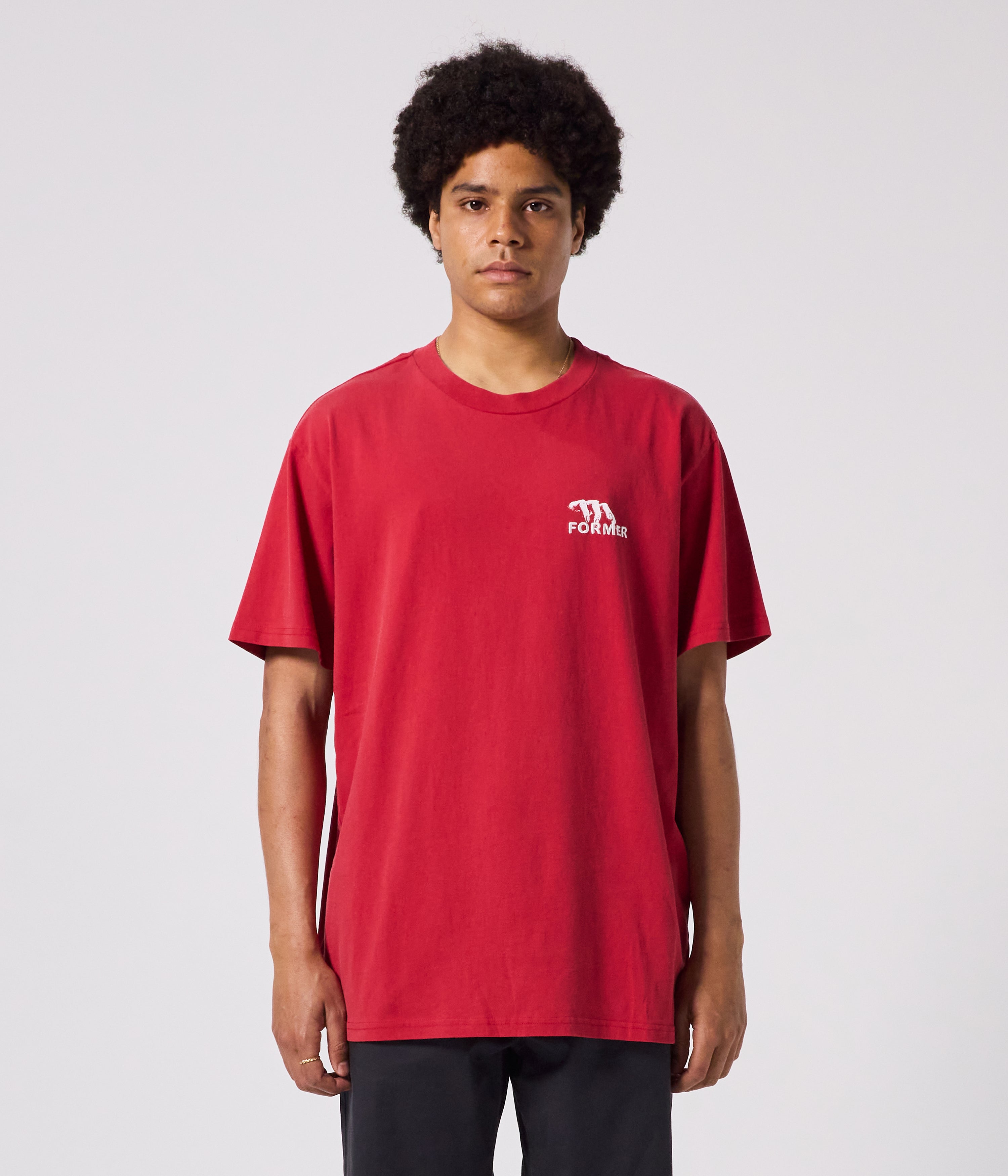 INTERFACE T-SHIRT // WASHED RED – FORMER MERCHANDISE